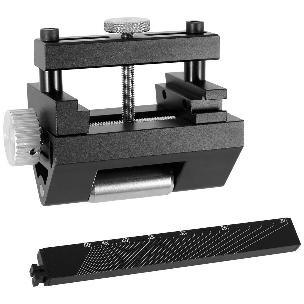 Fixed Angle Sharpening Jig Honing Guide For Chisels And Planes Woodworking Tool Red Black Alloy Hand Clamp Accessories