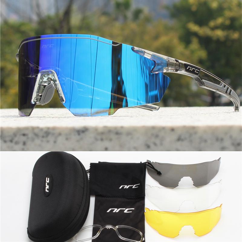 NRC Ultralight Rimless Photochromic Cycling & Outdoor Sports Glasses