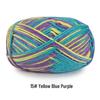 Aou Ou 5-Strand Variegated Milk Cotton Yarn Ball, Floral Medium-Thick, for Baby Scarves and Slippers.