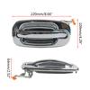 Exterior Door Handle Fit for 99-07 Silverado Tahoe Yukon Replaces 15107655 Rear Left Door Handle Pull Handle