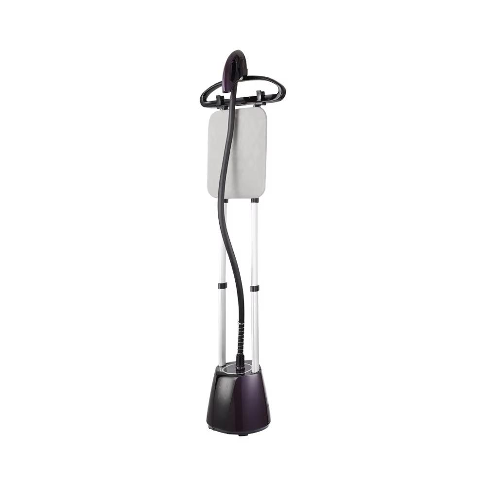 Dual-Rod Vertical Garment Steamer with Ironing Board, Large Steam Output, and Spacious Water Tank for Home Use