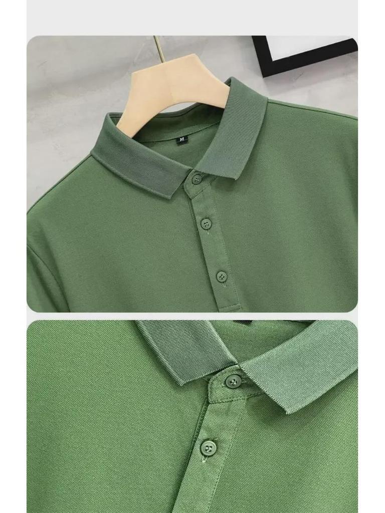 Einfaches, einfarbiges Poloshirt im japanischen Jugendstil – Kurzarmmode für Jungen für den Sommer 2023