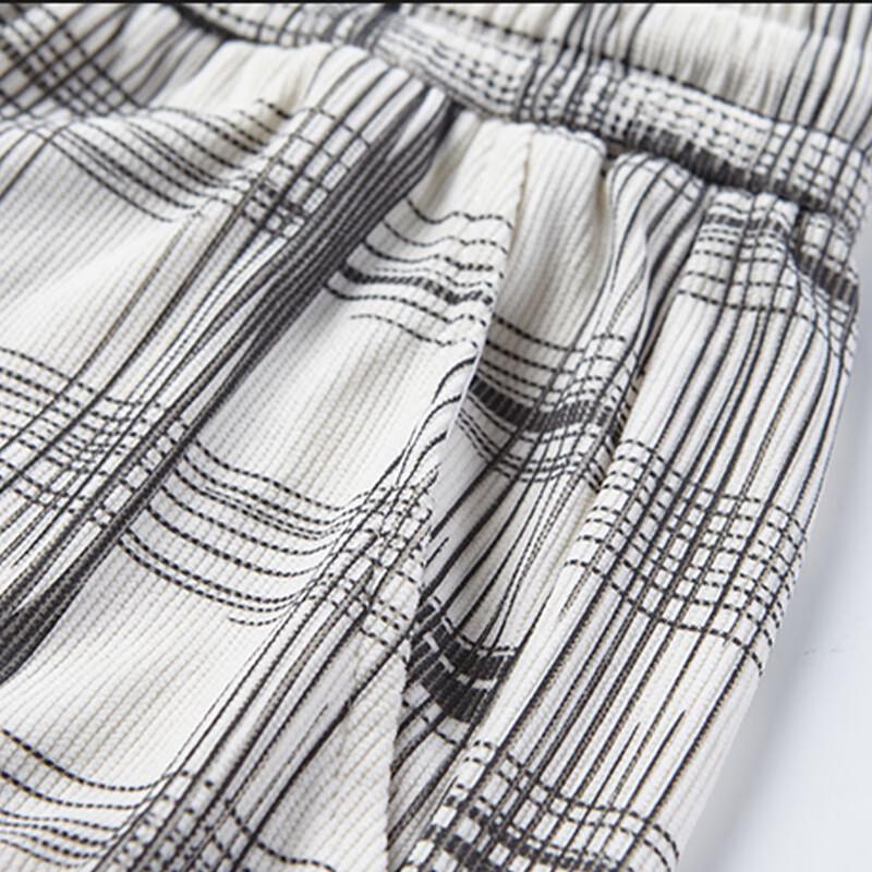 NASA MARVEL Men's Plaid Straight-Leg Casual Pants