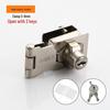 No-Drill Double Door Glass Cabinet Lock for Display & Pet Cabinets