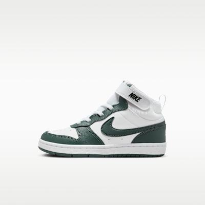 Nike Court Borough Mid 2 White Vintage Green (PS) 31