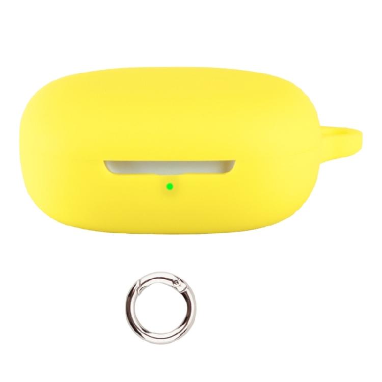 Protective Earbud Charging Case Cover for Air 2 with Flexible Silicone Construction, Toolless Installation, Lid Access, and Carabiner