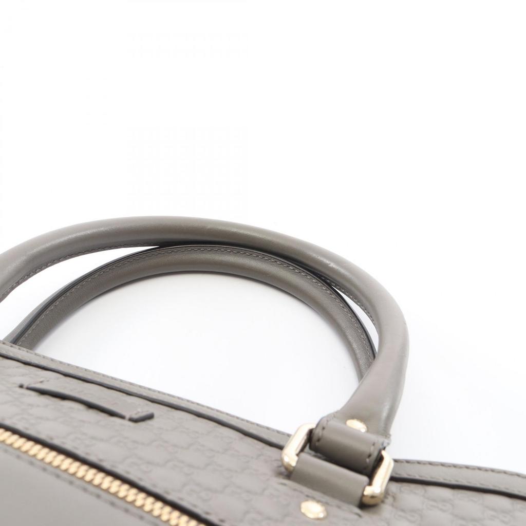 Used GUCCI Micro Gucci Shima 2WAY Handbag 510291 leather Gray Used Women