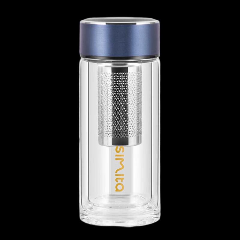 Schmidt 270ml Double Wall Insulated Glass Tea Cup