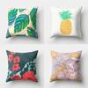 Office Living Room Home Pillowcase Green Leaf Coconut Tree Pattern Pillowcase Car Ornaments
