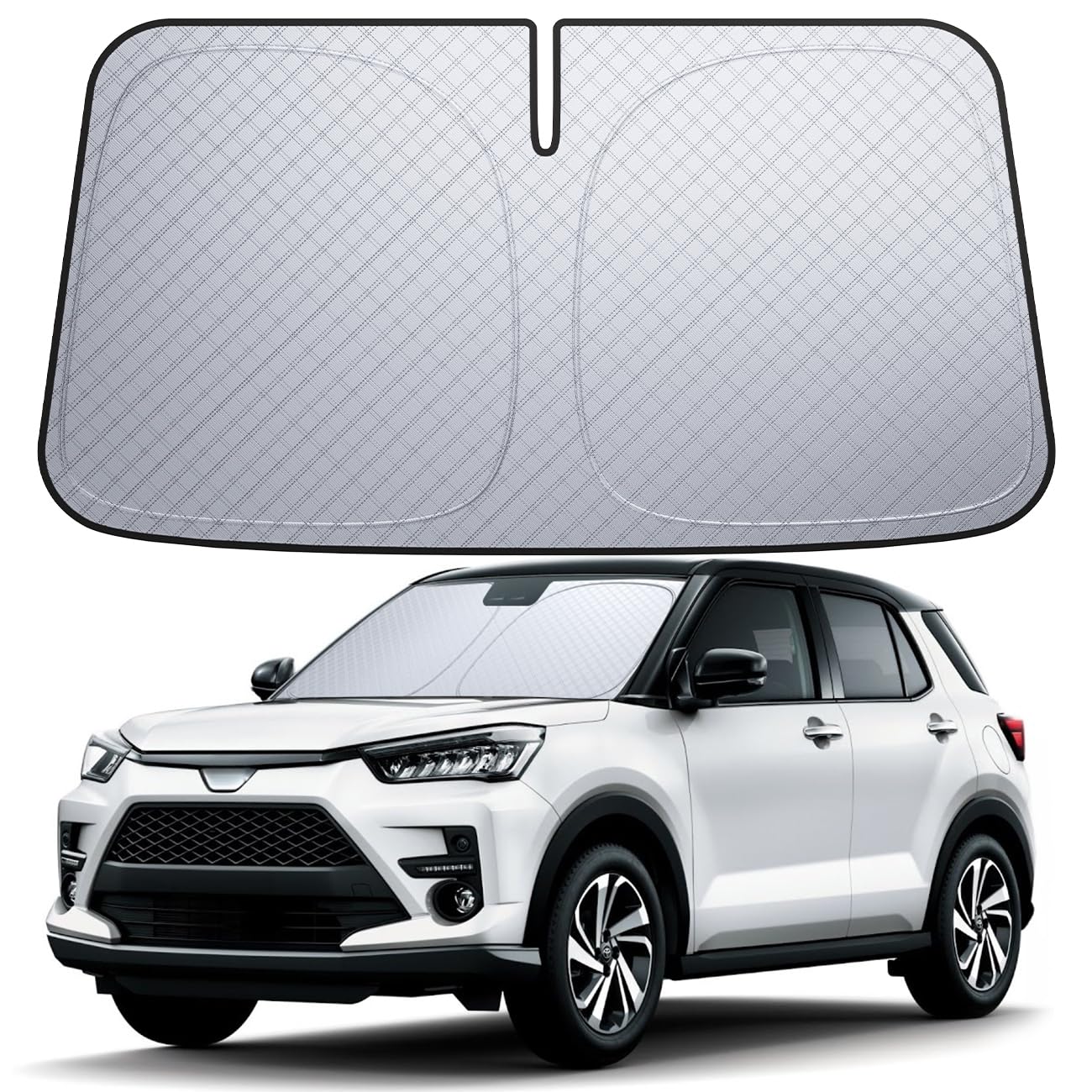 

изоляция Lamicall Toyota Rise серия A200 лобовое стекло Автомобиль переднее лобовое стекло складной автомобиль жара автомобильный свет жара УФ УФ передняя царапина жара изоляция