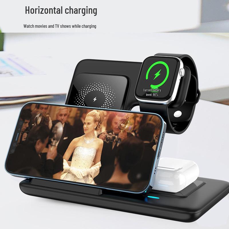 3-in-1 Folding Fast Wireless Charger 15W