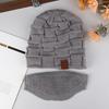 Warm Knitted Hat And Face Mask Set Winter Slouchy Beanie With Lightweight Warm Ear, Neck & Cheek Cover For Outdoor Sports