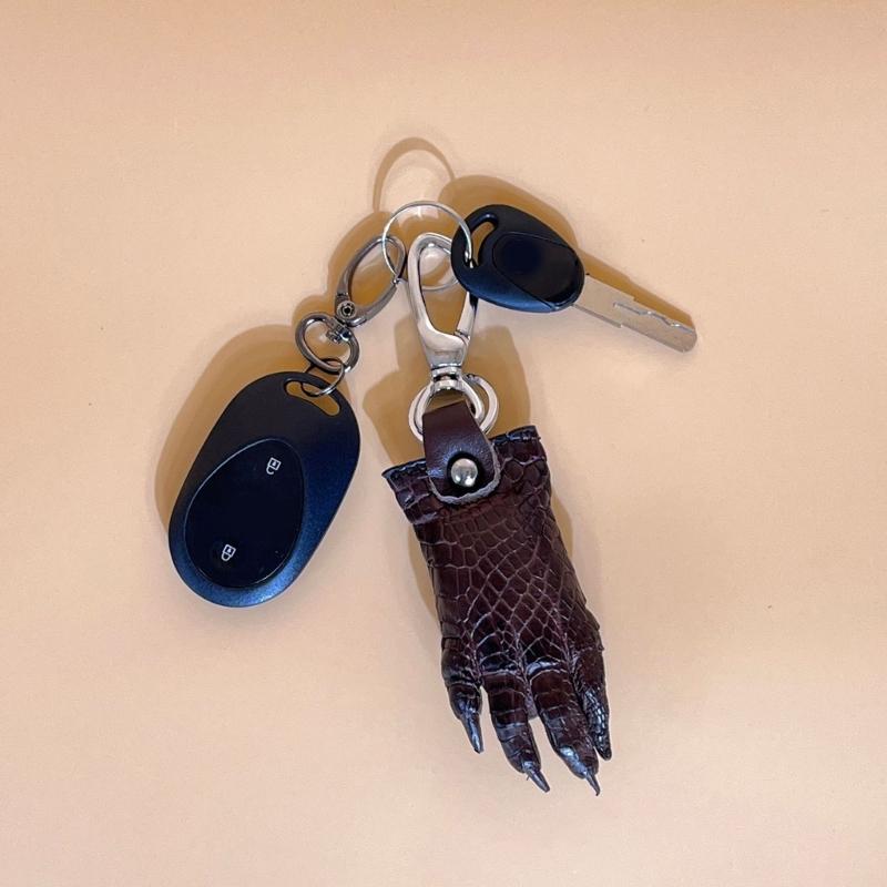 Ciondolo Portachiavi alla Moda a Forma di Artiglio di Alligatore Accessorio per Portafoglio Perfetto per Borse e Portachiavi