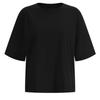 Shop   Women Basic 5 Part Cut Off Cotton 100 Bio Washing Short Sleeve White Dai 