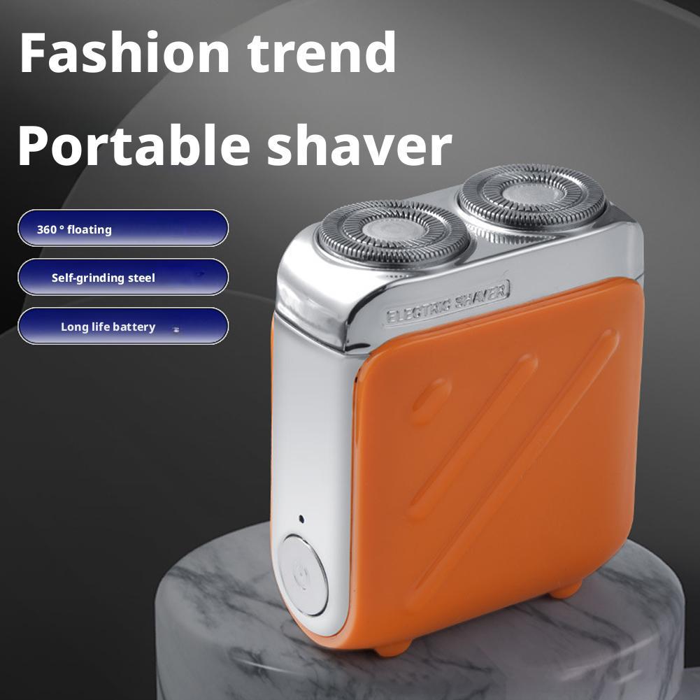 USB Rechargeable Rotary Dual Ring Electric Shaver, Electric Razor for Men, Portable Shavers Razor with Ipx7 Waterproof Wet/Dry