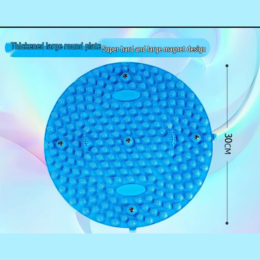 

Round Acupressure Mat: Indoor Jogging, Foot Massage & Magnetic Stone Therapy