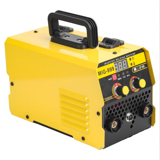 3-in-1 Gasless MIG Welder, 140A Portable Welding Machine, 110V/220V Dual Voltage with LED Display