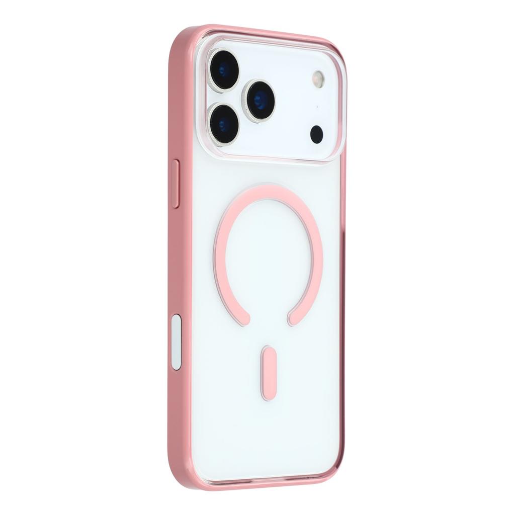 MUTURAL For iPhone 17 Pro Case Compatible with MagSafe Translucent PC+TPU Phone Cover