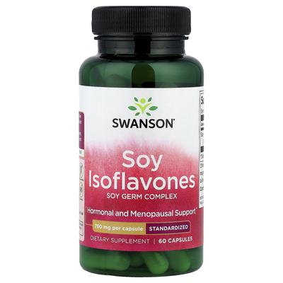 Soy Isoflavones, 750Mg, 60 Capsules