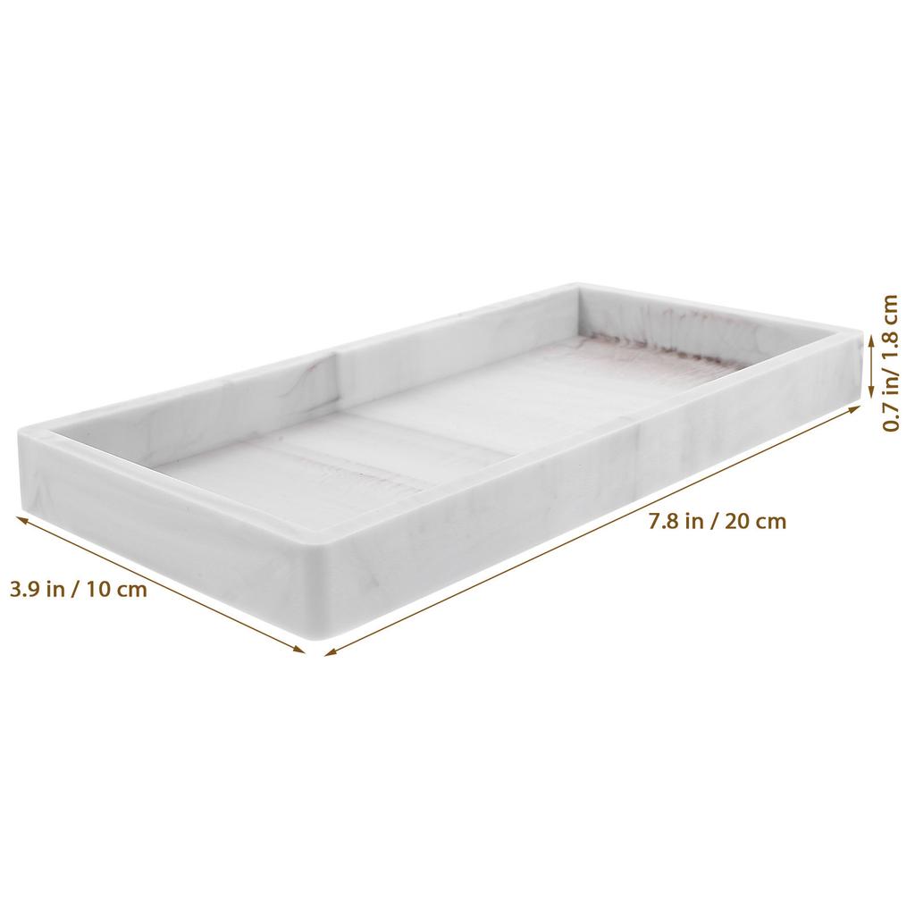 Kosmetiktablett Silikon Badezimmer-Arbeitsplatten-Organizer für Toilettenartikel Kosmetik Make-up Shampoo Lotion Ringe Schlüssel Schmuck Dekorativ