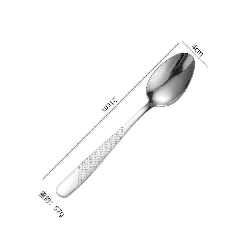 Star Diamond Stainless Steel Cutlery Set: High-end Steak Knife, Fork, Spoon, Tea Spoon, Tea Fork for Western Cuisine