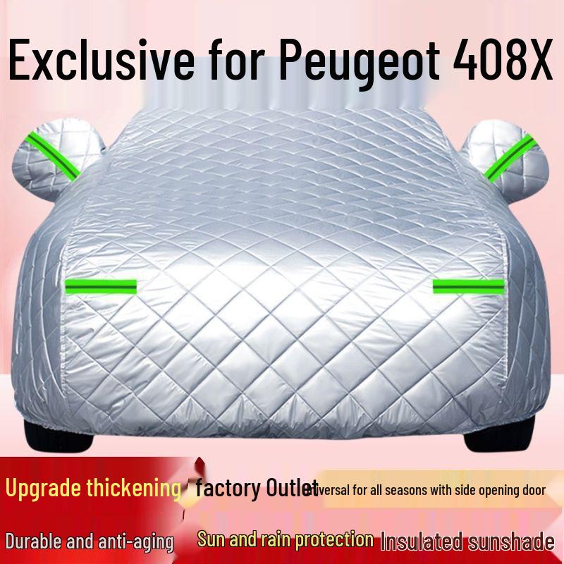 Peugeot 408X All-Weather Car Cover: Hail, Sun, Rain, Dust Protection & Thermal Insulation Peugeot 408X