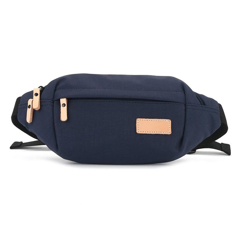 

New Men s Chest Bag, Korean Version Waist Bag, Simple and Fashionable Shoulder Bag, Sports Multi-purpose Expandable Crossbody Bag синий