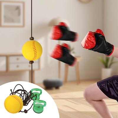 Boxing Reaction Ball Punching Portable with Vacuum Suction Cups Gym Equipment Fight Reflex