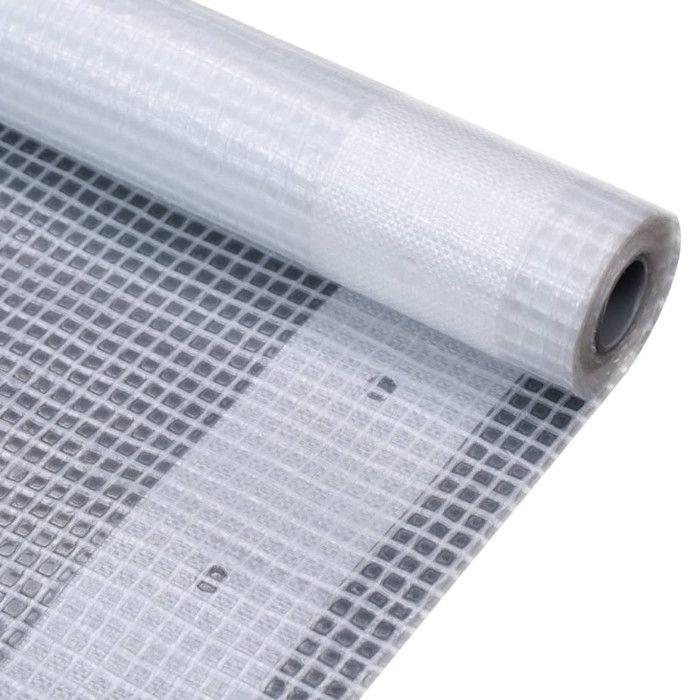 VidaXL Bâche Leno 260 g/m² 4 x 15 m Blanc
