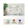 Metal Wall Art Poster Family Quote Green Leaves Living Room Decor