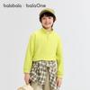 Balabala Kids' Casual Stand-Collar Long-Sleeve Sweatshirt