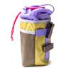 BLUE LUG Stem Pouch with Drink Holder and Accessory Pouch for and Cycling X-Pac Bicycles, Touring, (Banana/Beige)