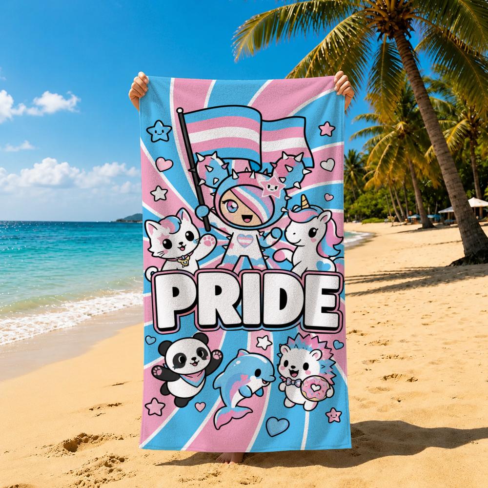 Brand T-Tokidokis Towel Towel Soft Pool Gift For Travel Gym Shower Cool Camping Quick Dry Sports Large Beach Towel