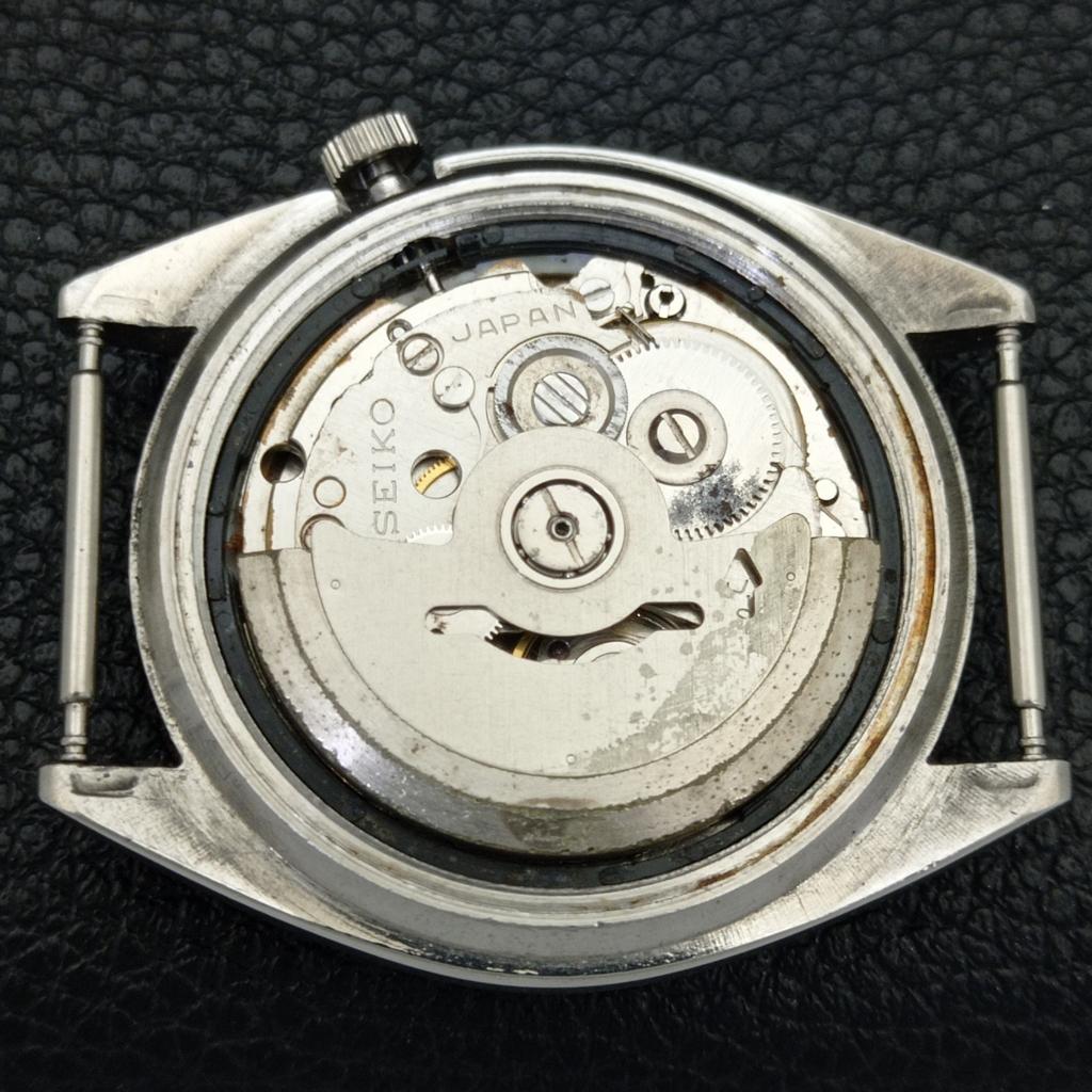 Seiko 5 AUTOMATIC 7019A JAPAN MENS VINTAGE BLUE COLOR DIAL WATCH A701632-5 R206c-a701632