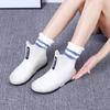 Stylish Women's Transparent Non-Slip Rain Boots - Short Rubber Jelly Shoes