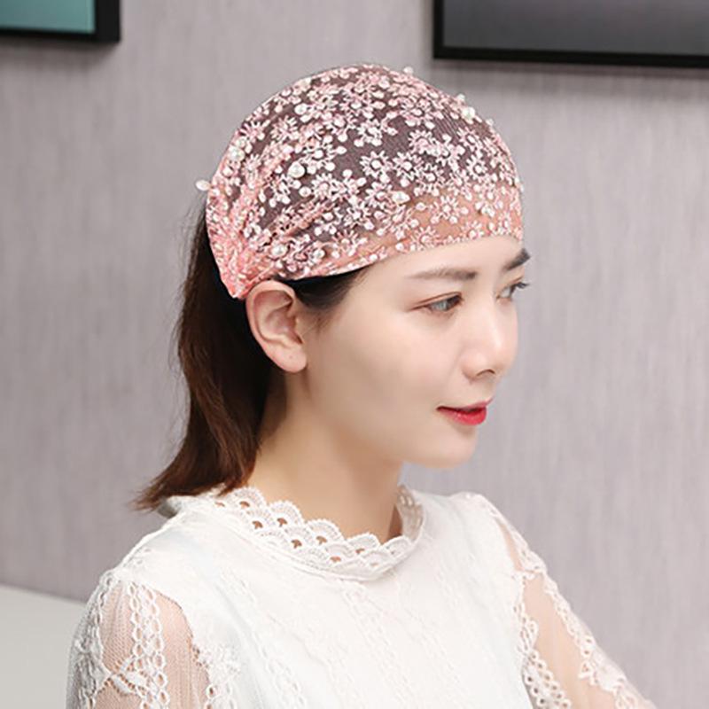 Women’s Lace Headband: Wide Edge, Sweet Series for Hair Coverage