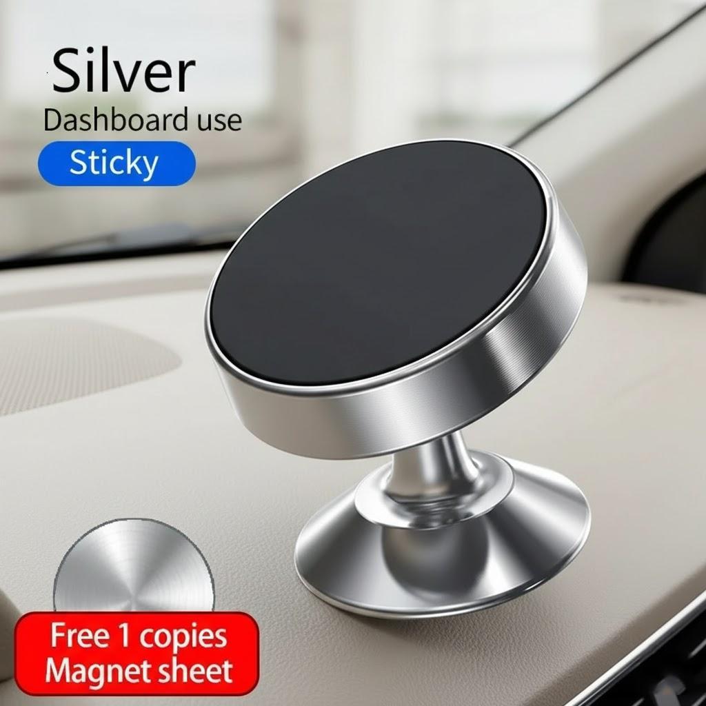 Magnetic Car Phone Holder Air Vent Mount Luxury Stand Adjustable Universal Smartphone Bracket Support