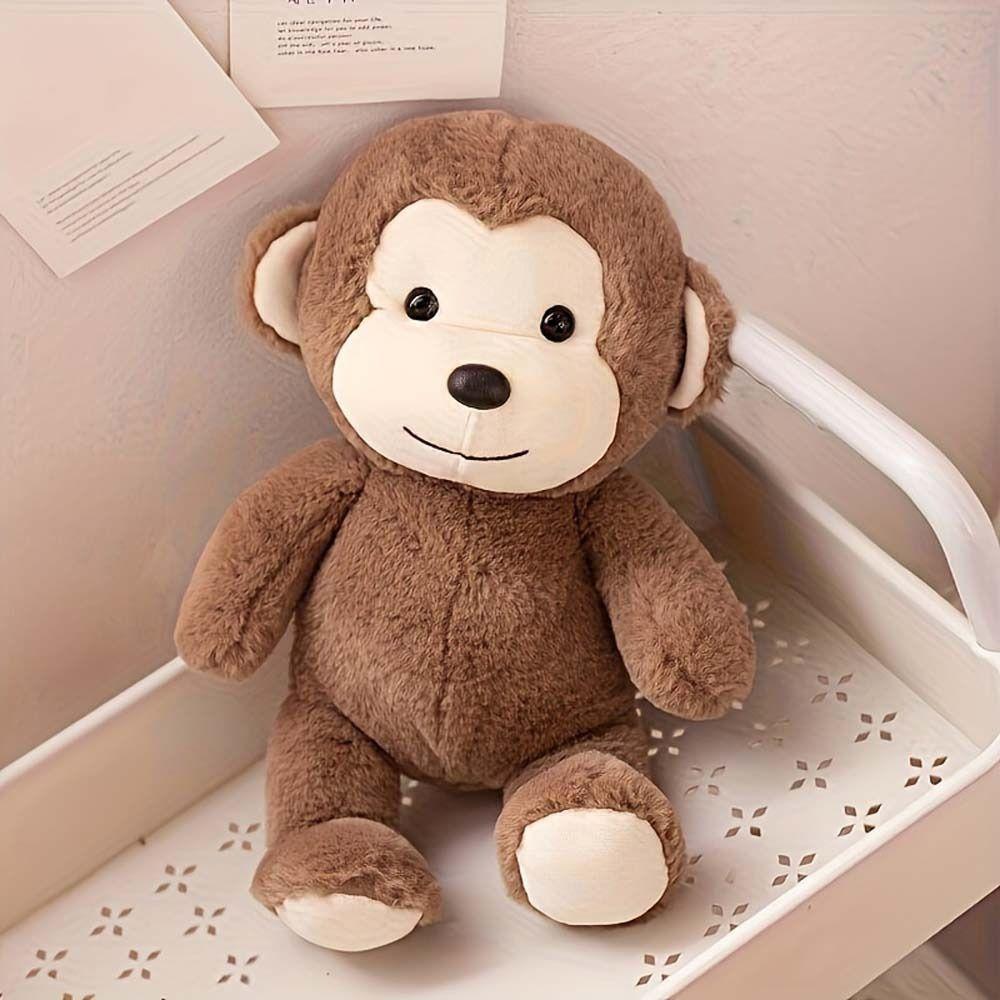 Stuffed Pillow Plush Monkey Toy Wild Animals Monkey Stuffed Animals Baby Appease Doll