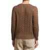 Polo Ralph Lauren Logo Embroidered Slim Fit Long Sleeve Knit Sweater Men sweater Coffee-Brown 710775885-520