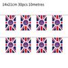 Jubilee Platinum Queens Union Jack Flags National Day Celebration Home Decor