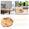 Root Carved Wood Fruit Plate Serving Wood Fruit Serving Tray Bowl for Coffee Wood Fruit Bowl Wood Fruit Plate Table Kitchen Bar