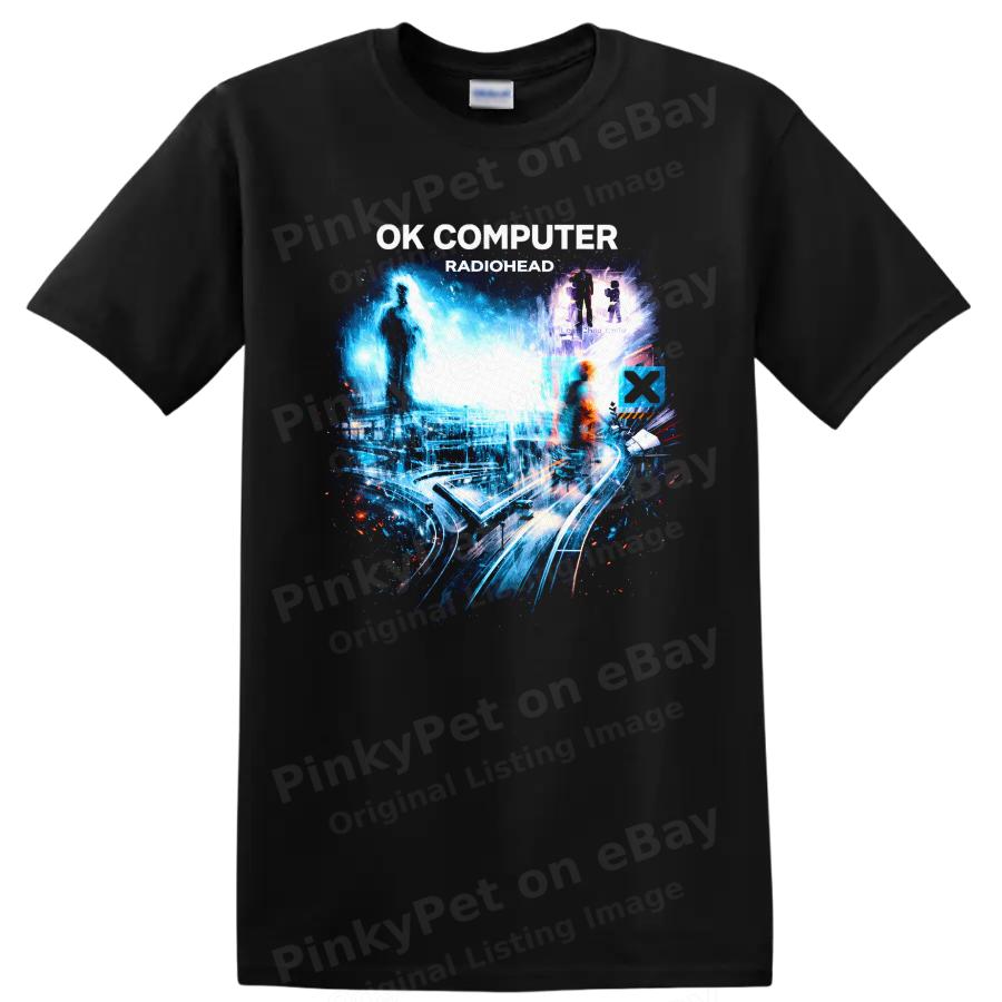 OK Computer Vintage Classic Rock Album Cover Art T Shirt Retro Tee