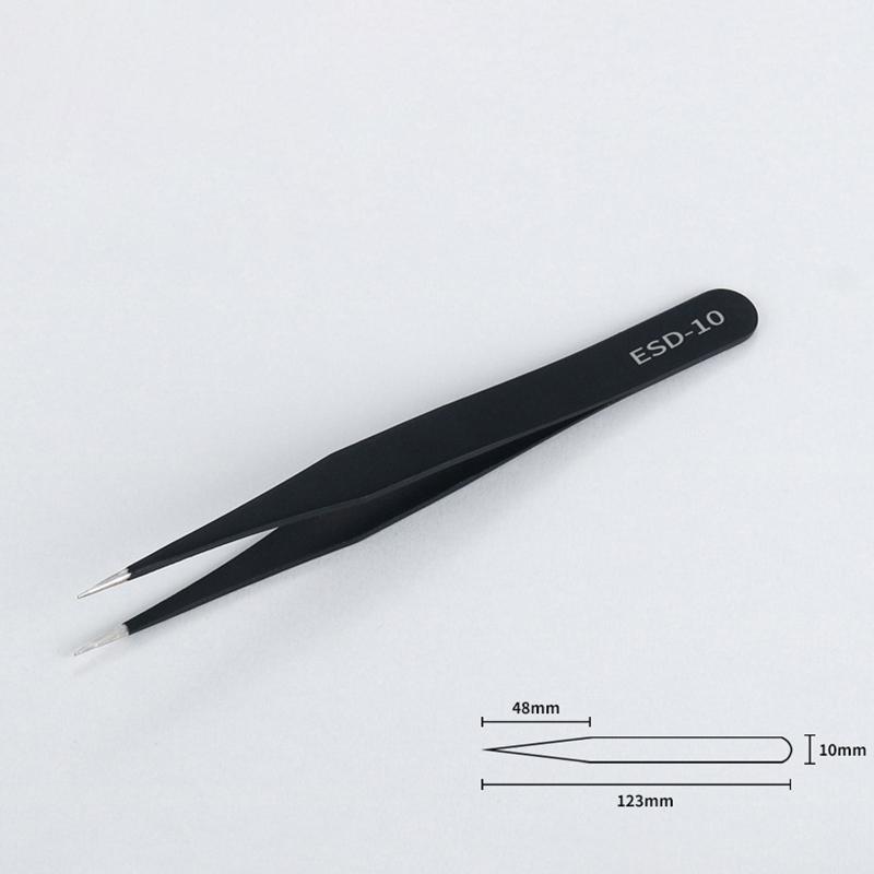 Eyelashes Tweezers Scrapbook Sticker Tape Picking DIY Journal Hand Account Tweezers Stainless Steel Mobile Phone Repair Tweezer