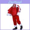Fantastic Dark Red Unisex Santa Claus Fake Belly For Christmas Party