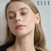 [Elle Jewelry] 14K Gf S-Line Earrings Elgpee462