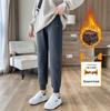 Plus Size Women's Thick Velvet Fleece Sweatpants - Winter Warm, Casual Sports Pants (Up to 200 Jin)
