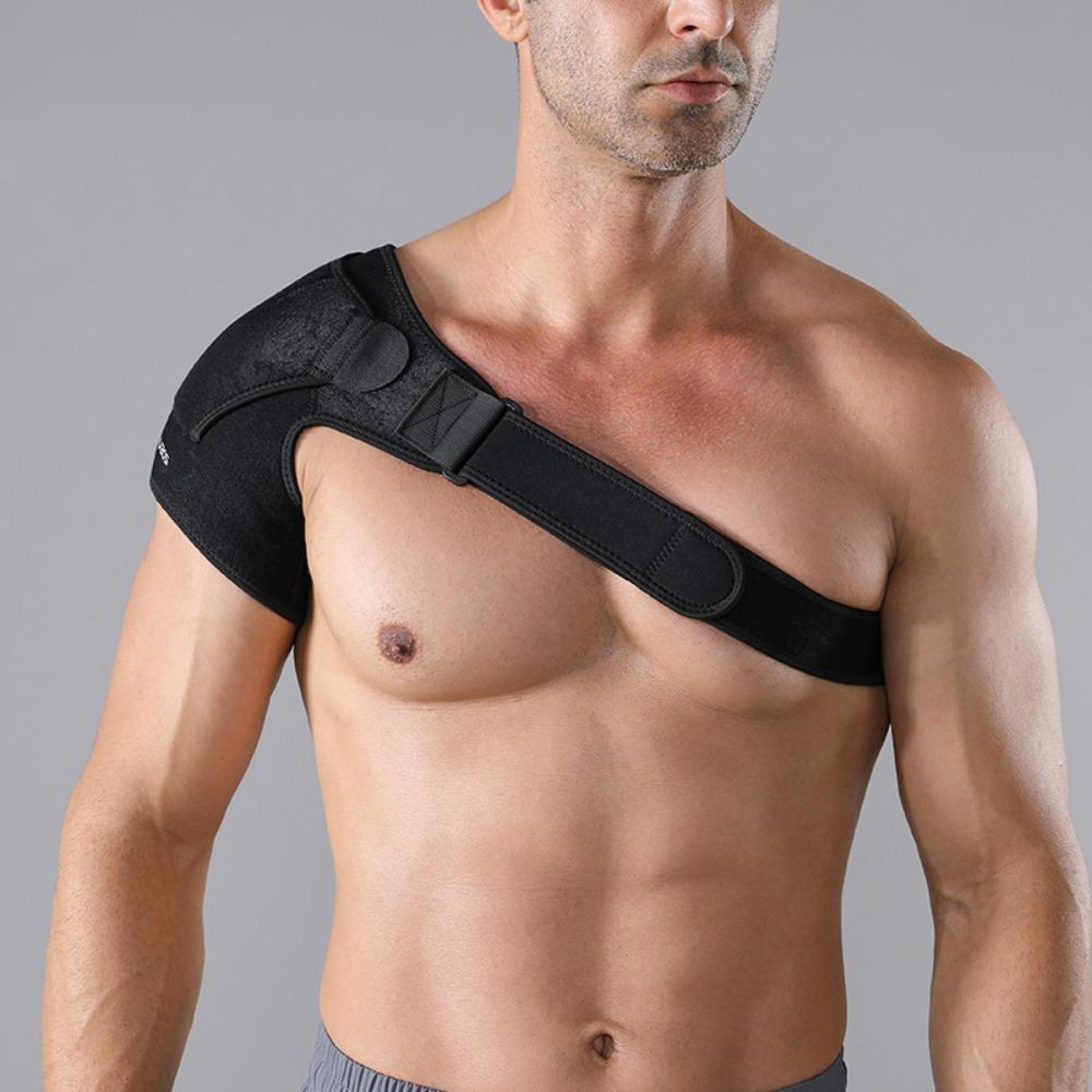Neoprene Shoulder Strap Support Black Grey Blue Nude Breathable Neoprene Back Bandage Adjustable Shoulder Support Brace