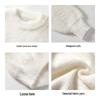 Mao Ren Unisex Thick Warm Round Neck Pullover Sweater
