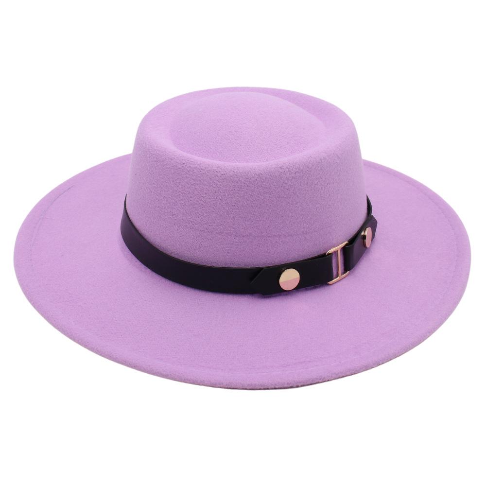Nyugati Cowboy Kalap Szélvédő Kötél Jazz Kalap Velúr Vintage Felsőkallap Filc Kalap Gyapjú Kalap Férfiaknak és Nőknek
