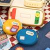 Cute Cartoon Button Pencil Case High Value Large Capacity Removable Stationery Case Multi-layer Student Pencil Case